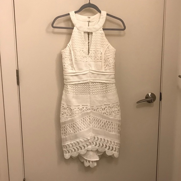 Adelyn Rae Lace Keyhole Dress - Picture 2 of 5